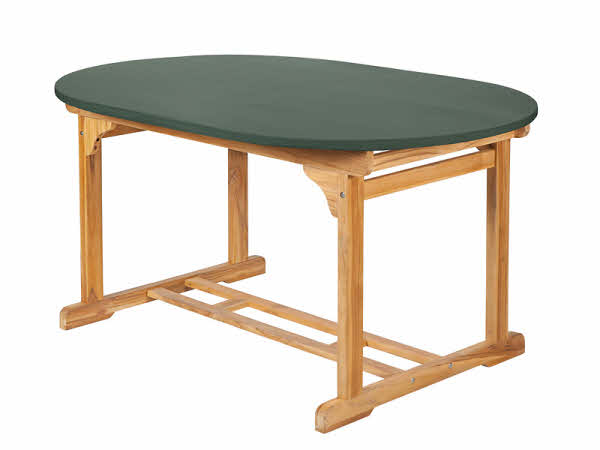 Teak-Safe grün: Tisch eckig/oval bis 130 cm Länge